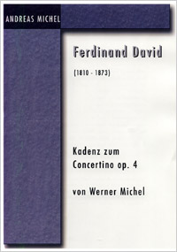 Cadenza for David's Concertino
